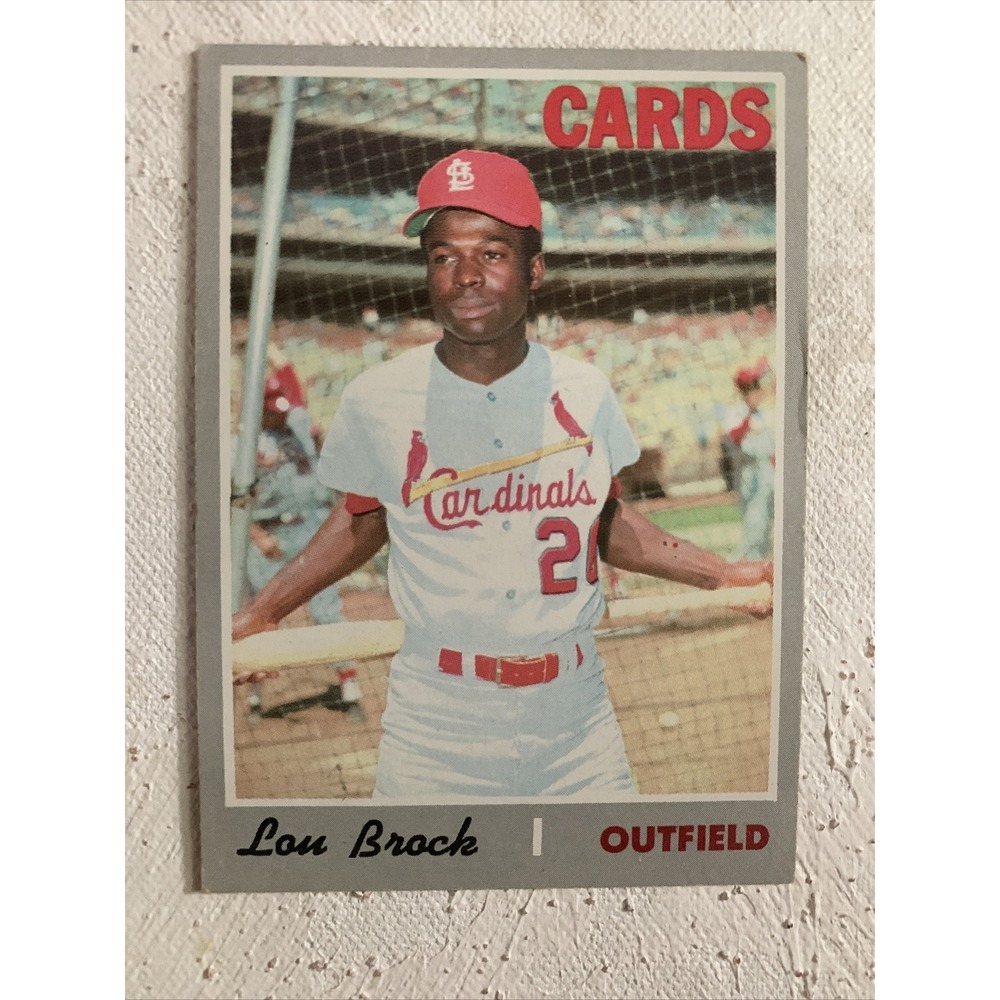 1970 Topps Set-Break #330 Lou Brock VG